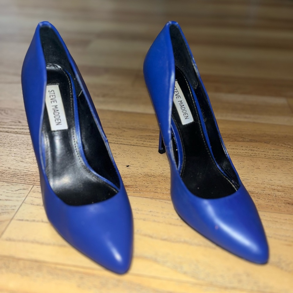 steve madden blue heels - Size 7.5